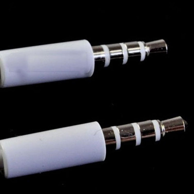 Hot 1PC 4 Pole 1m Universal 3.5mm Male