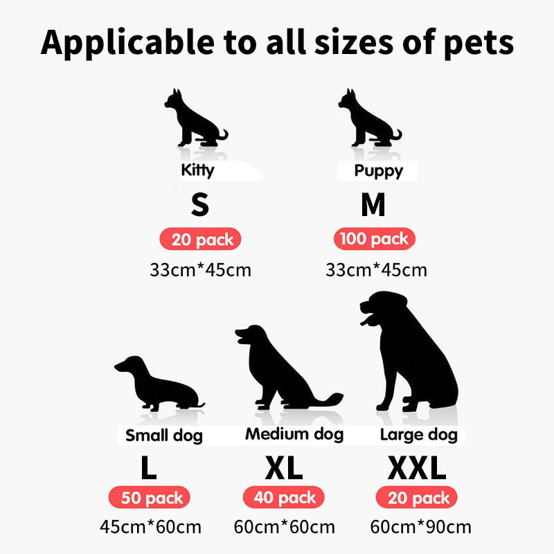 Hoopet Pet Training Pads Super Absorbent Diaper For Dogs Dog And Puppy
