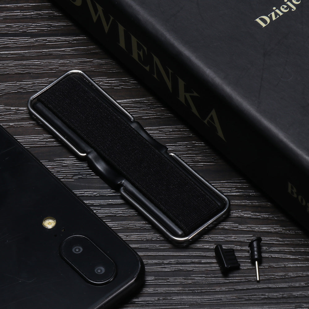 Phone Holder with Finger Grip Elastic Band Strap