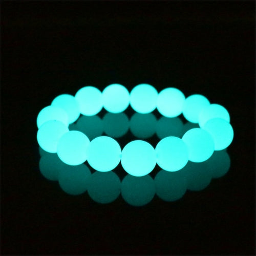 Stylish Luminous Fluorite Luminous Natural Stone Bracelets Men Light