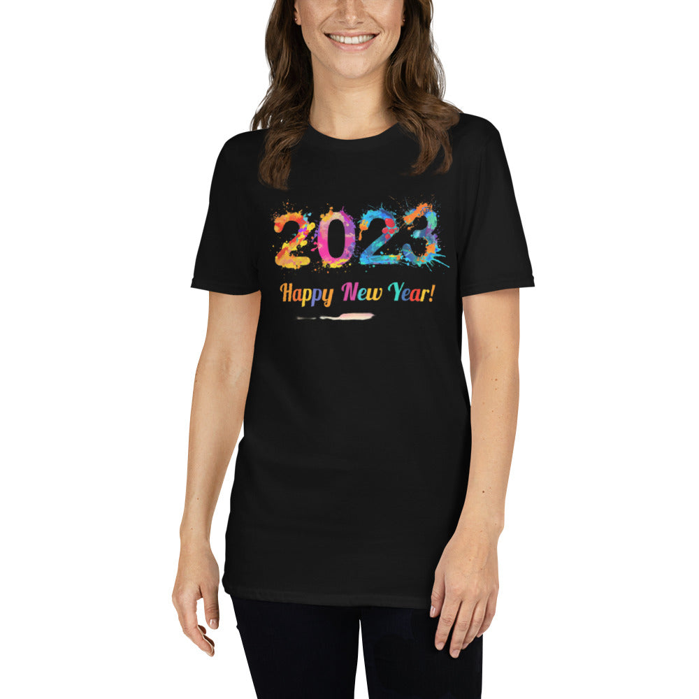 Happy New Year 2023: Short-Sleeve Unisex T-Shirt