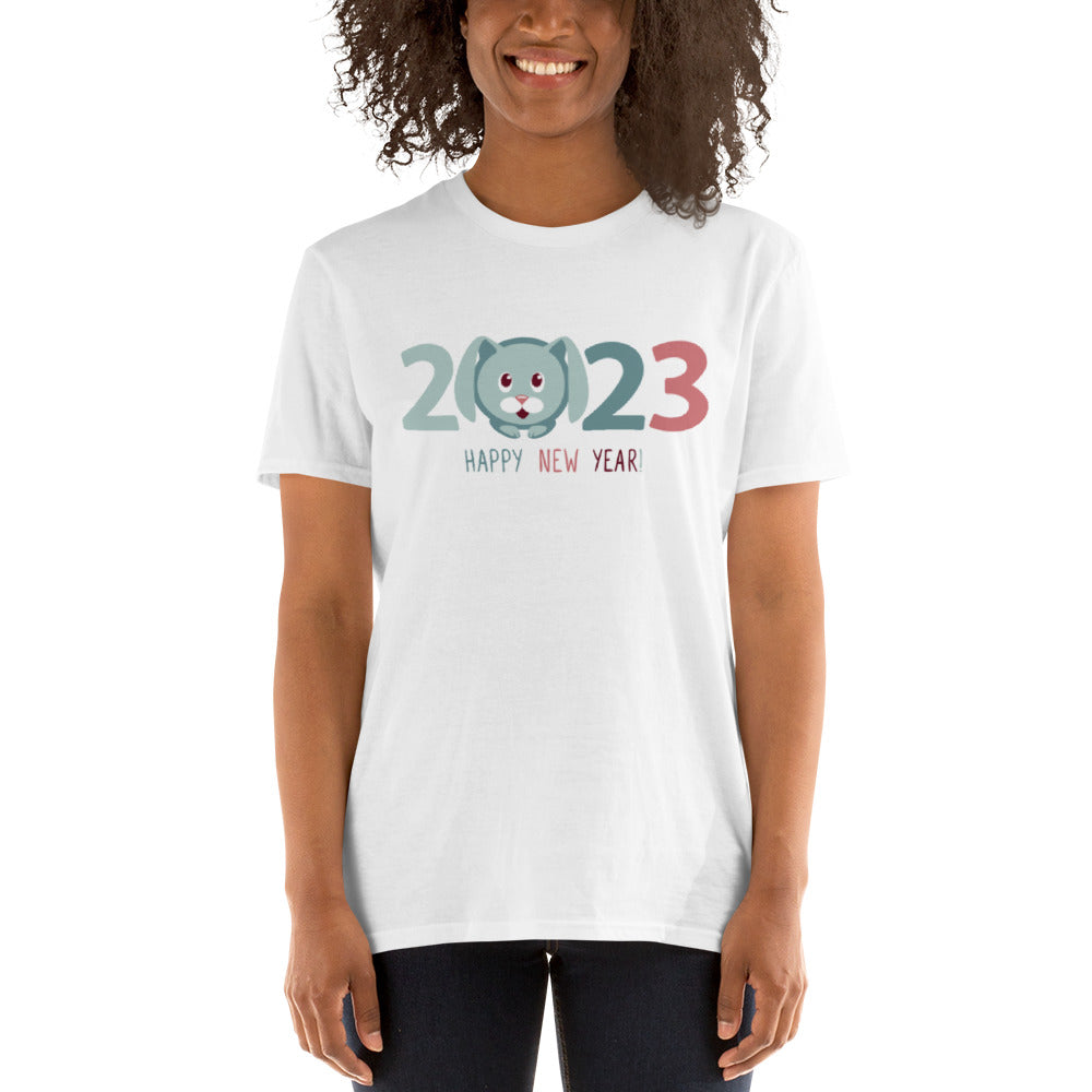 Happy New Year 2023: Short-Sleeve Unisex T-Shirt