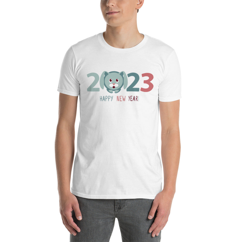 Happy New Year 2023: Short-Sleeve Unisex T-Shirt