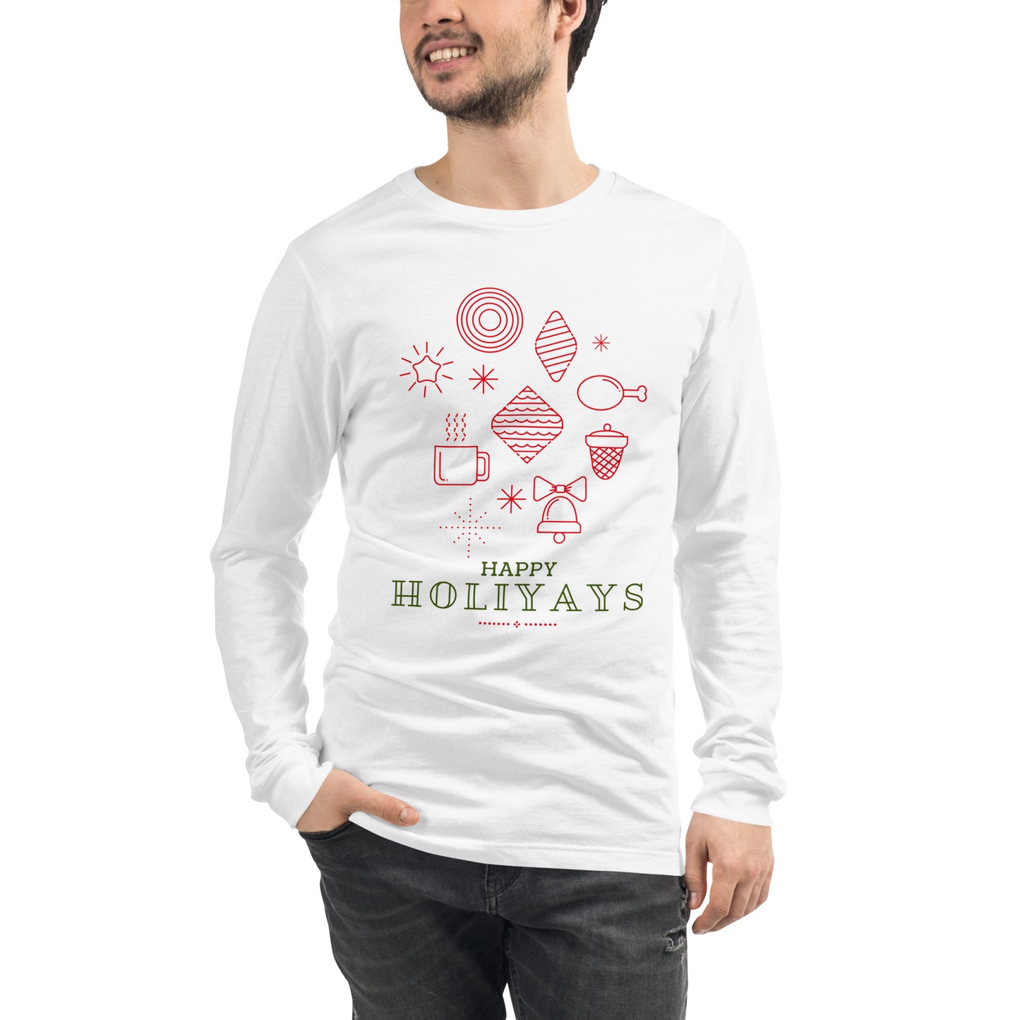 Happy Holidays - Unisex Long Sleeve Tee