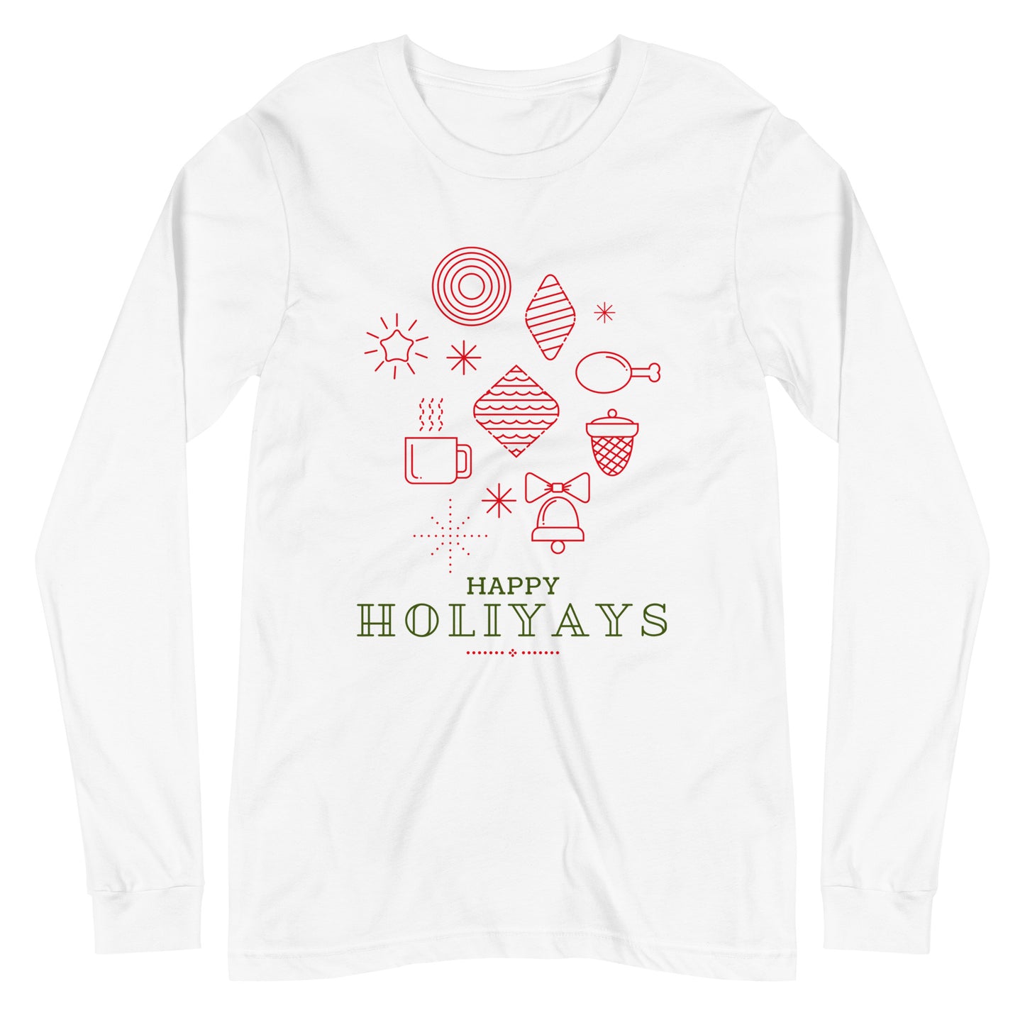 Happy Holidays - Unisex Long Sleeve Tee