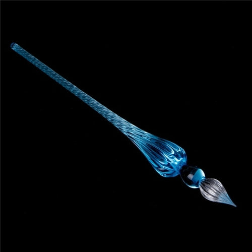 1 Pc Glass Drip Fountain Pen Vintage Glass Dip Dipping Pen Signature