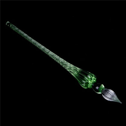 1 Pc Glass Drip Fountain Pen Vintage Glass Dip Dipping Pen Signature