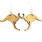 Kangaroo Earrings # 1011