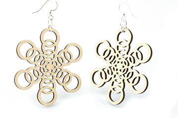 Circle Star Earrings # 1013