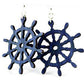 Ship Wheel Earrings # 1119