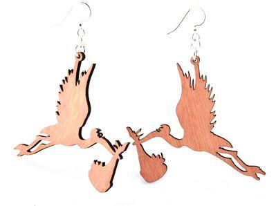 Stork Earrings # 1128