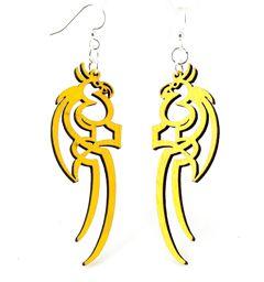 Tattoo Parrot Earrings # 1165