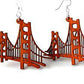 Golden Gate Bridge Earrings # 1302