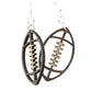 Footballs Earrings # 1340