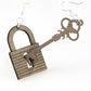 Lock and Key Earrings # 1356