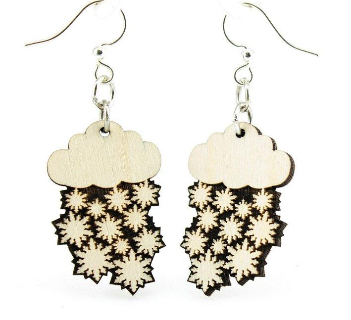 Snow Cloud Blossom Earrings # 150