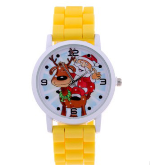 Christmas children's gift table Creative new cute Santa gift watch