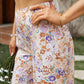 Floral High Waist Culottes