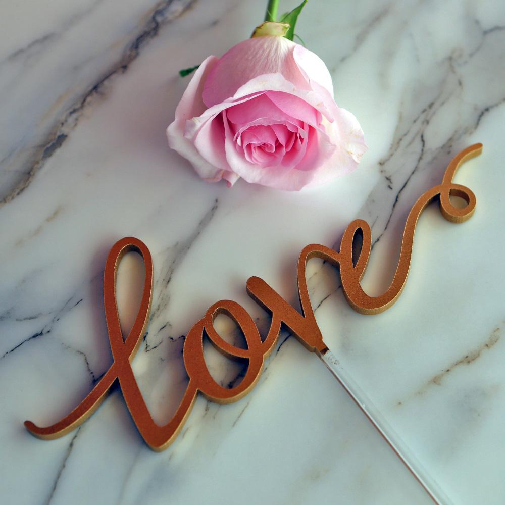 Love Cake Topper