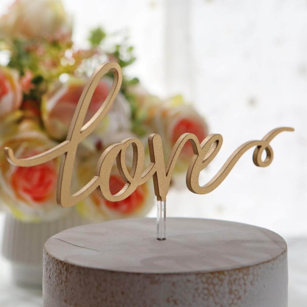 Love Cake Topper