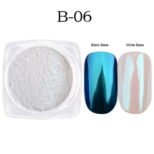 1Box Pearl Nail Powder Shimmer Rubbing Dust Mother Of Pearl Nail Art