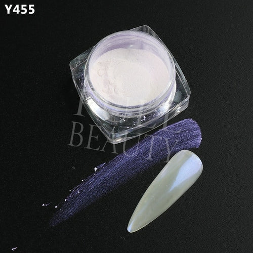 1Box Pearl Nail Powder Shimmer Rubbing Dust Mother Of Pearl Nail Art