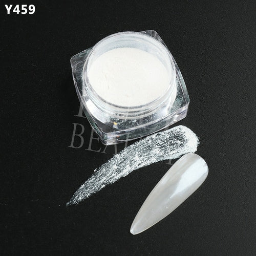 1Box Pearl Nail Powder Shimmer Rubbing Dust Mother Of Pearl Nail Art