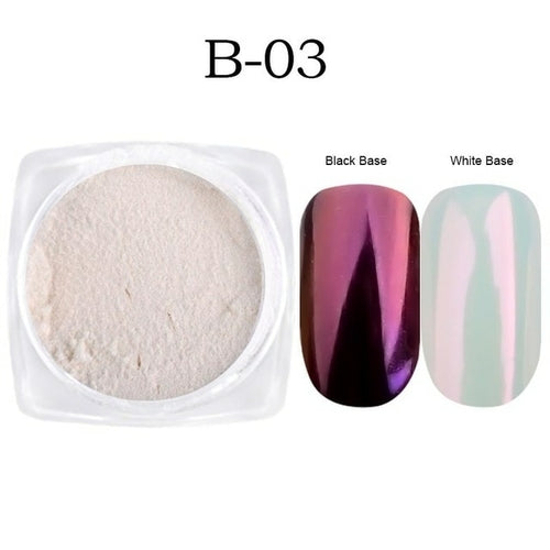 1Box Pearl Nail Powder Shimmer Rubbing Dust Mother Of Pearl Nail Art