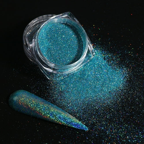 1Box Pearl Nail Powder Shimmer Rubbing Dust Mother Of Pearl Nail Art