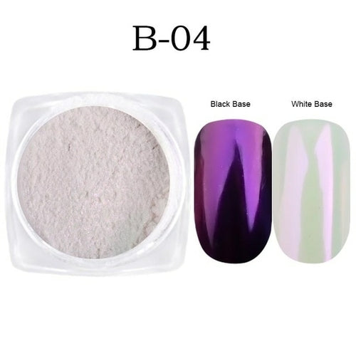 1Box Pearl Nail Powder Shimmer Rubbing Dust Mother Of Pearl Nail Art
