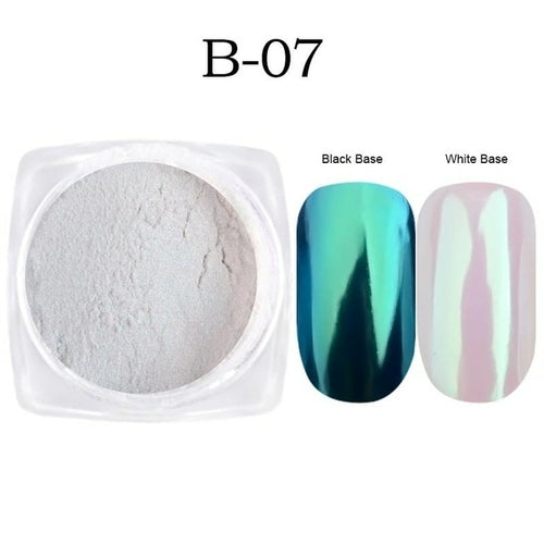 1Box Pearl Nail Powder Shimmer Rubbing Dust Mother Of Pearl Nail Art