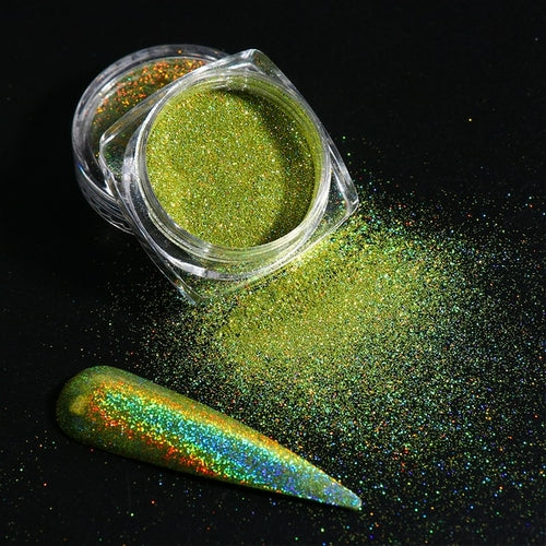 1Box Pearl Nail Powder Shimmer Rubbing Dust Mother Of Pearl Nail Art