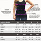 Brides Entourage Script Tank Top with Gold Glitter