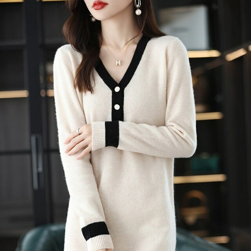 2022 Autumn And Winter New High end 100% Merino Wool Skirt Women's