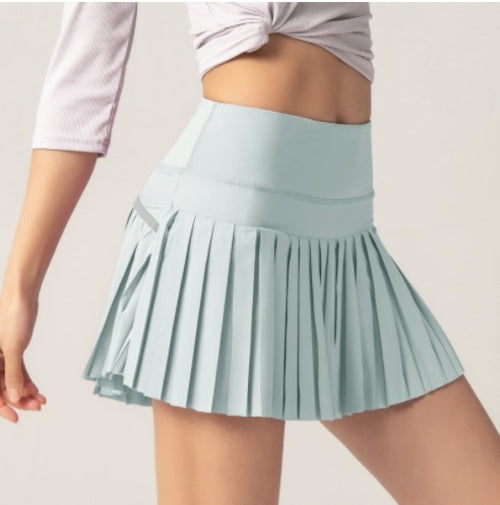 2022 Tennis Skirts Women Golf Pleated Pantskirt Sports Fitness Shorts