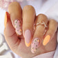 24pcs artifical nails with glue fake nail tips with design Detachable