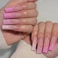 24pcs artifical nails with glue fake nail tips with design Detachable