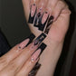 24pcs artifical nails with glue fake nail tips with design Detachable