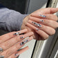 24pcs artifical nails with glue fake nail tips with design Detachable