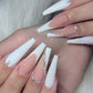 24pcs artifical nails with glue fake nail tips with design Detachable