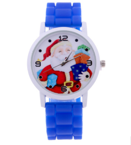 Christmas children's gift table Creative new cute Santa gift watch