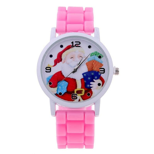 Christmas children's gift table Creative new cute Santa gift watch