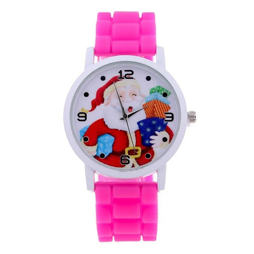 Christmas children's gift table Creative new cute Santa gift watch