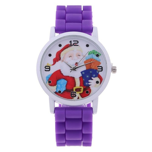 Christmas children's gift table Creative new cute Santa gift watch