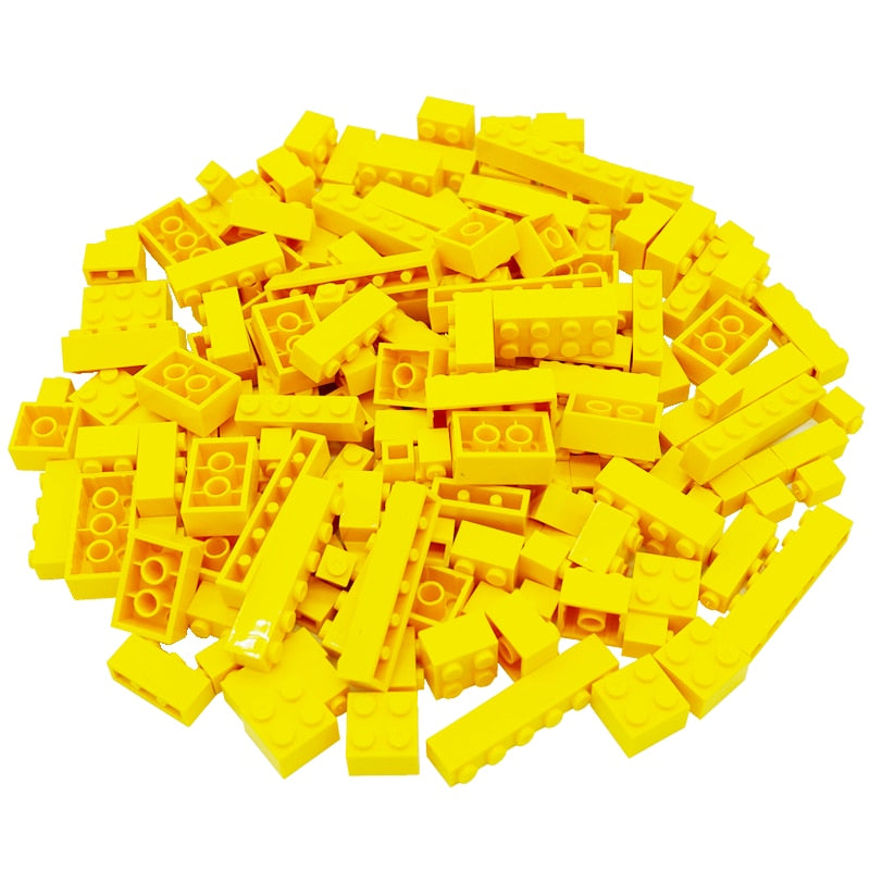 400-1200pcs Classic Bricks 2x2 2x4 Red Diy Bulk Building Blocks Thick