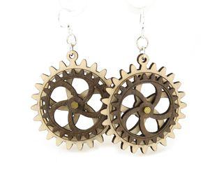 Kinetic Gear Earrings 5002B