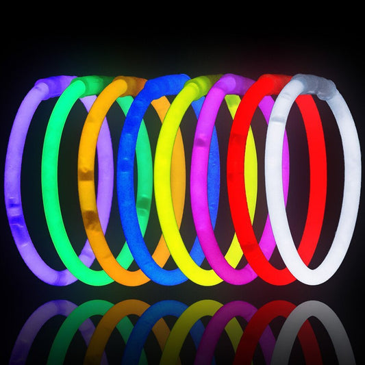 50pcs Colorful Luminous Glow Sticks Glowsticks Diy Bracelet Necklace