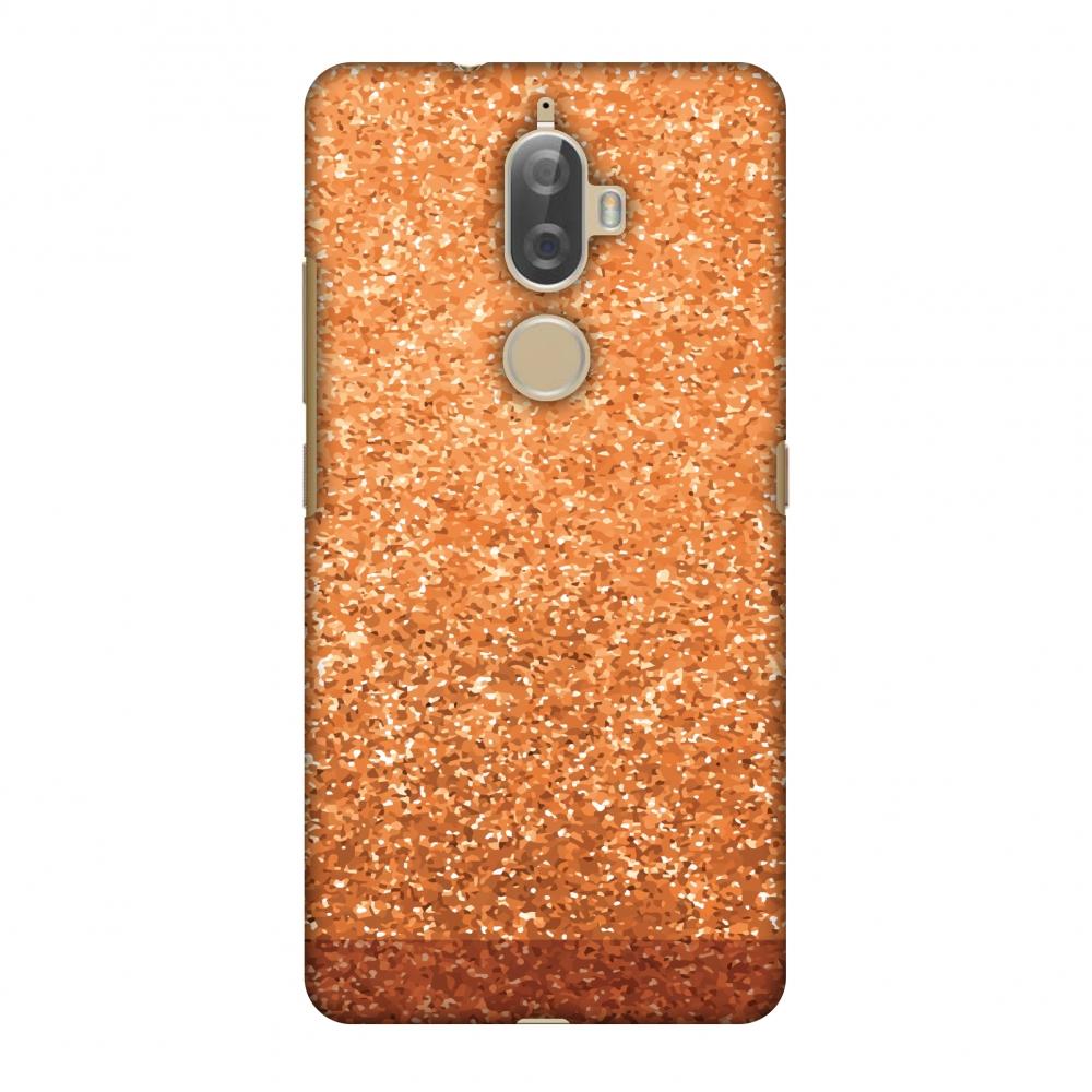 Golden Amber Slim Hard Shell Case For Lenovo K8 Plus