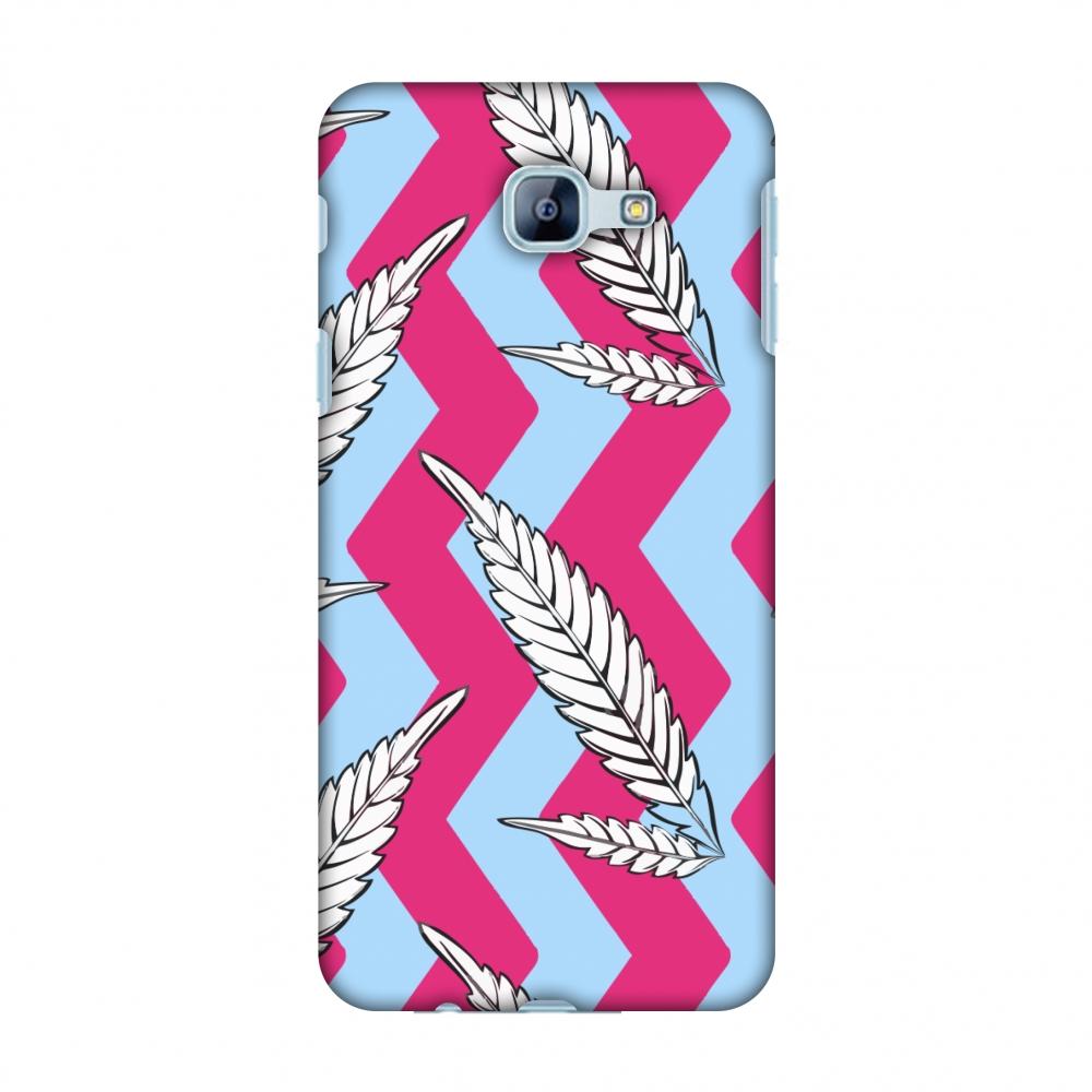 Along The Chevron - Blue And Bright Pink Slim Hard