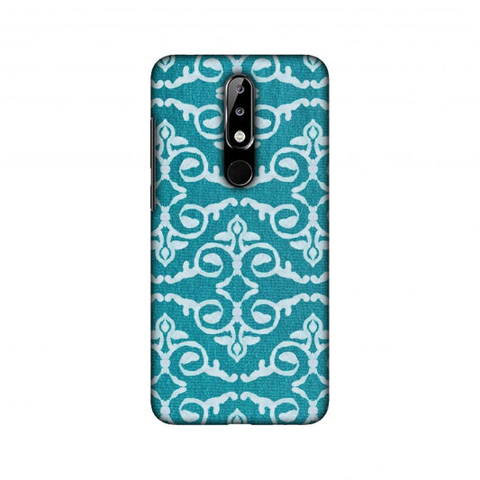 Batik Dyeing Art Deco - Aquamarine Slim Hard Shell Case For Nokia 5.1